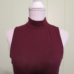 H&M Sleeveless Mock Turtleneck
